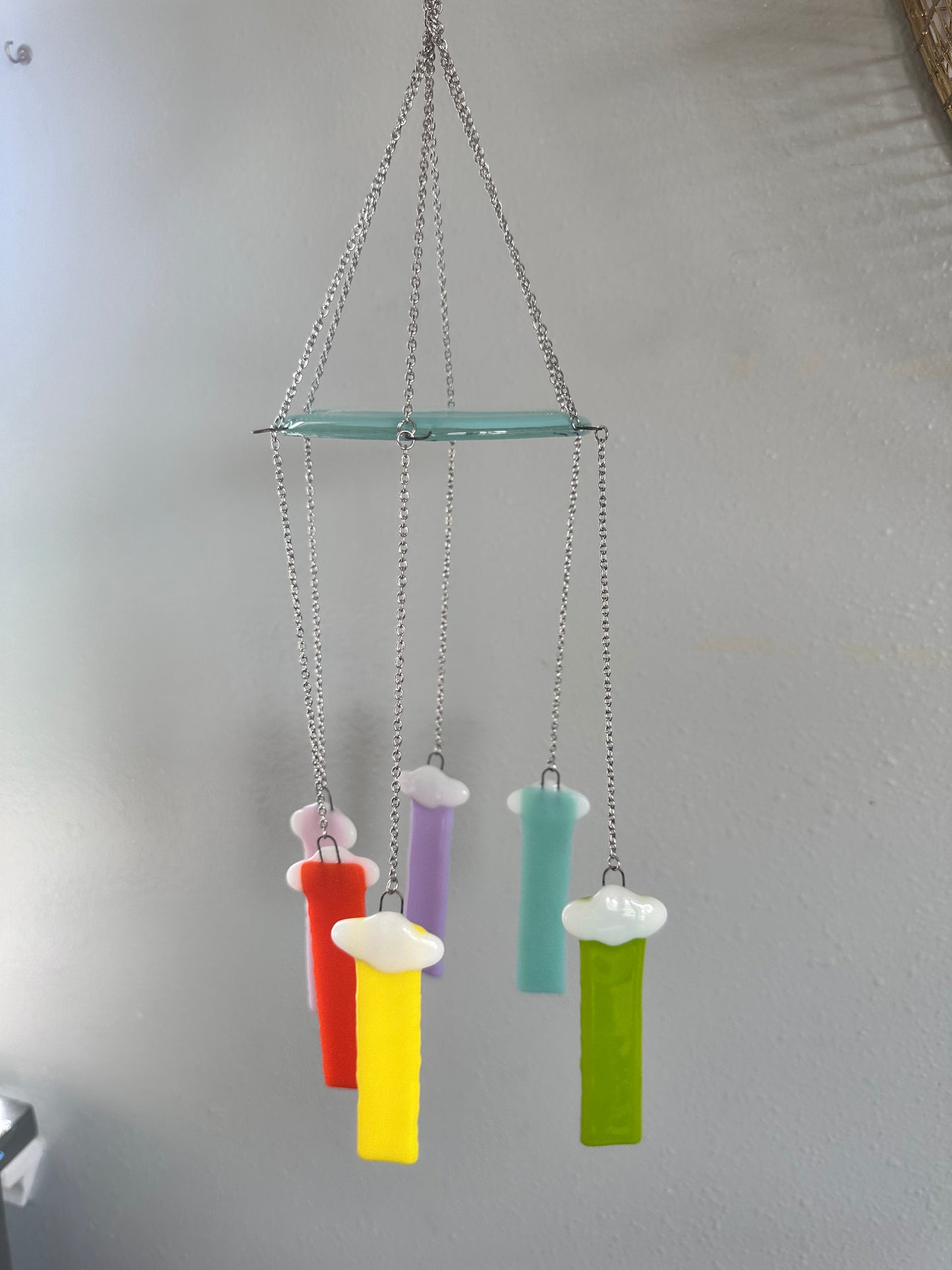 rainbow wind chime