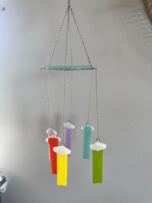 rainbow wind chime